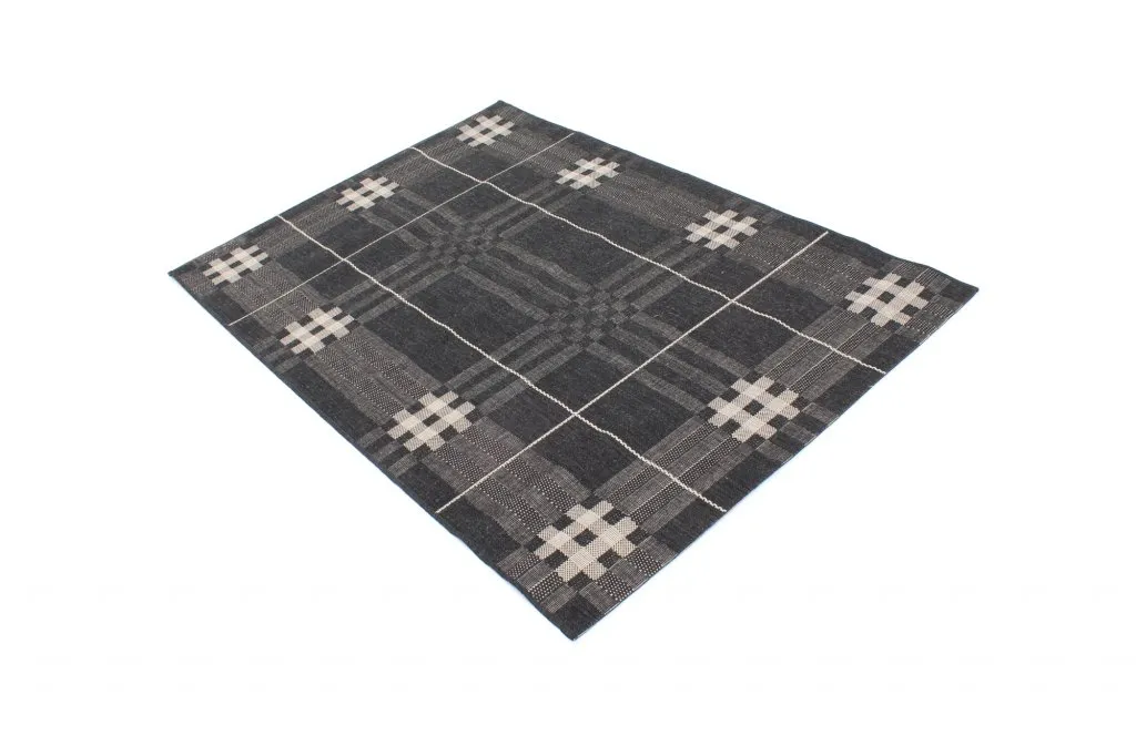 Tapis Wilton - Sacramento (noir/sand)