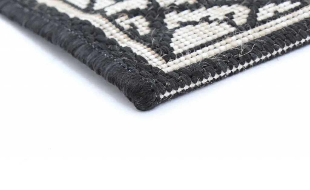 Tapis Wilton - Charleston (noir/sand)