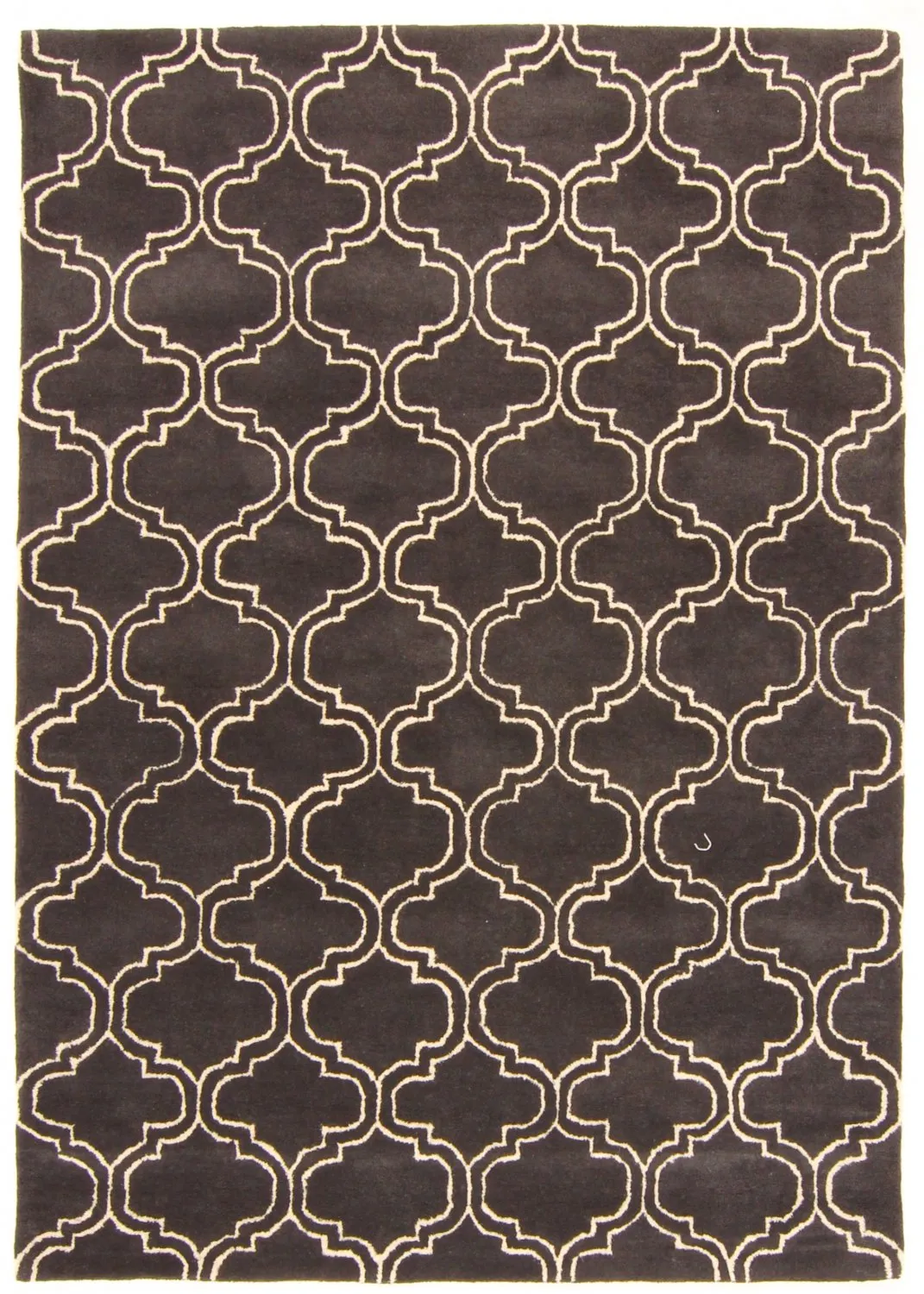 Tapis en laine - Korinth (gris foncé)