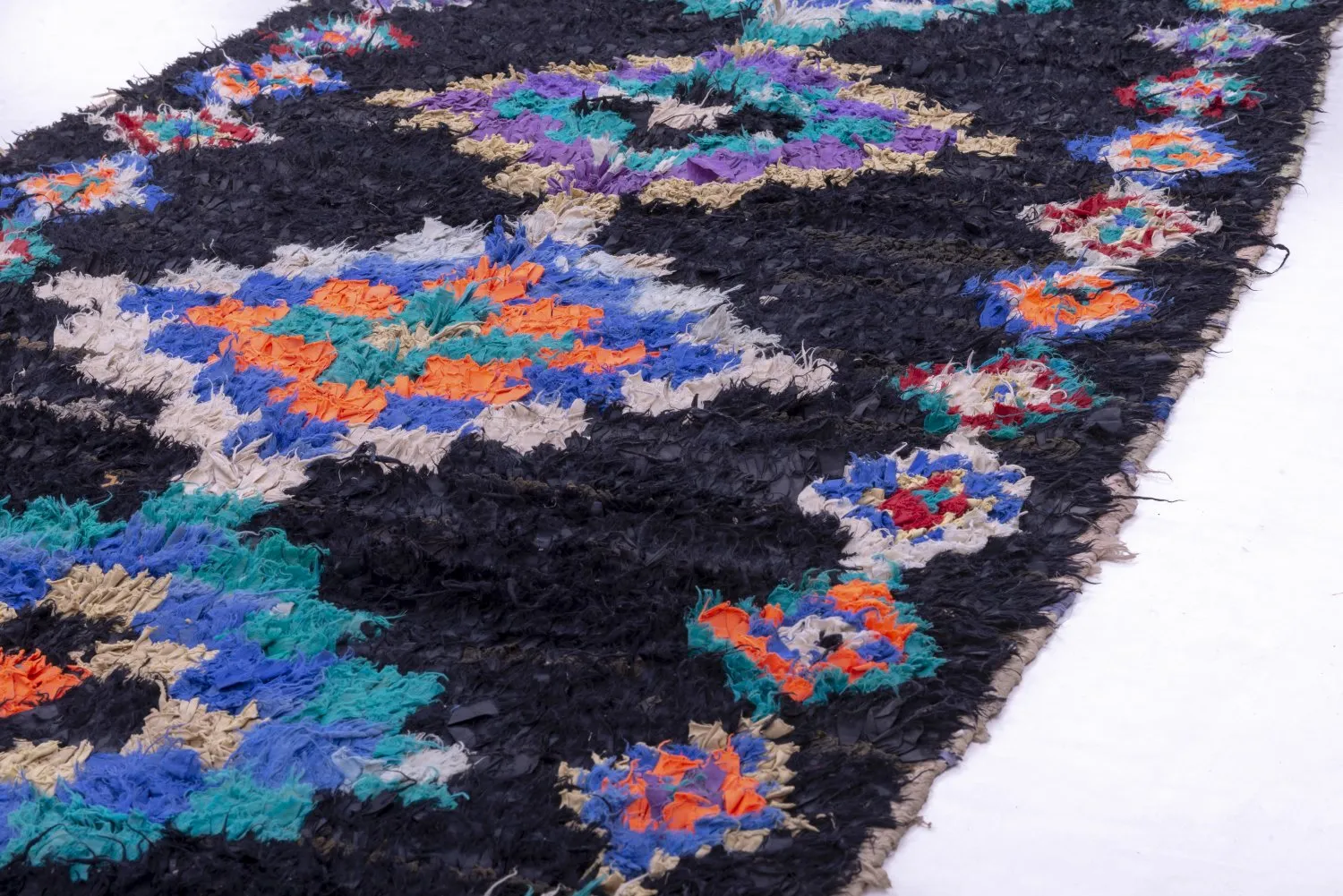 Tapis Marocain Berbère Boucherouite 330 x 115 cm