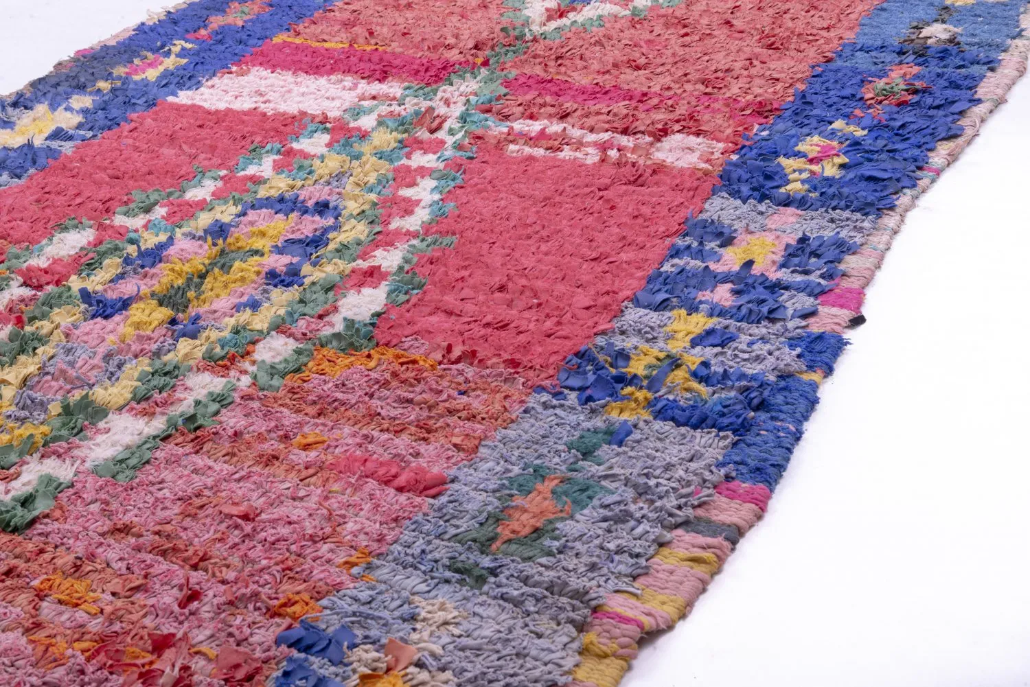 Tapis Marocain Berbère Boucherouite 260 x 105 cm
