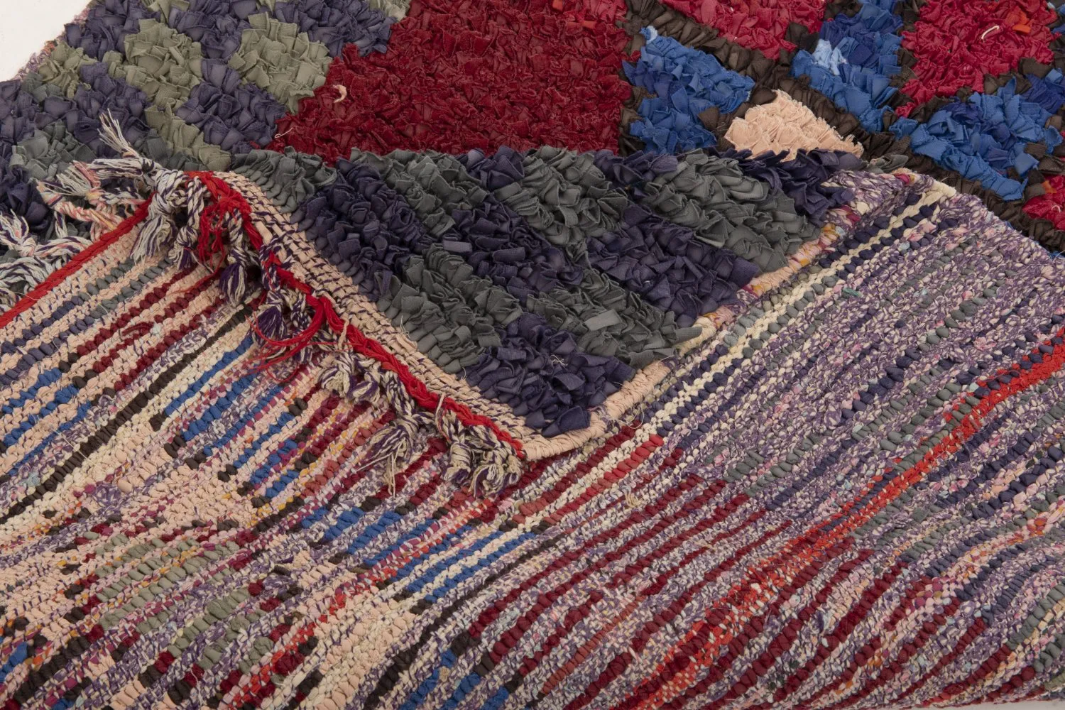 Tapis Marocain Berbère Boucherouite 230 x 85 cm