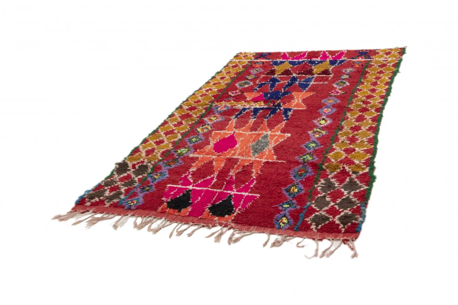 Tapis Marocain Berbère Boucherouite 255 x 150 cm