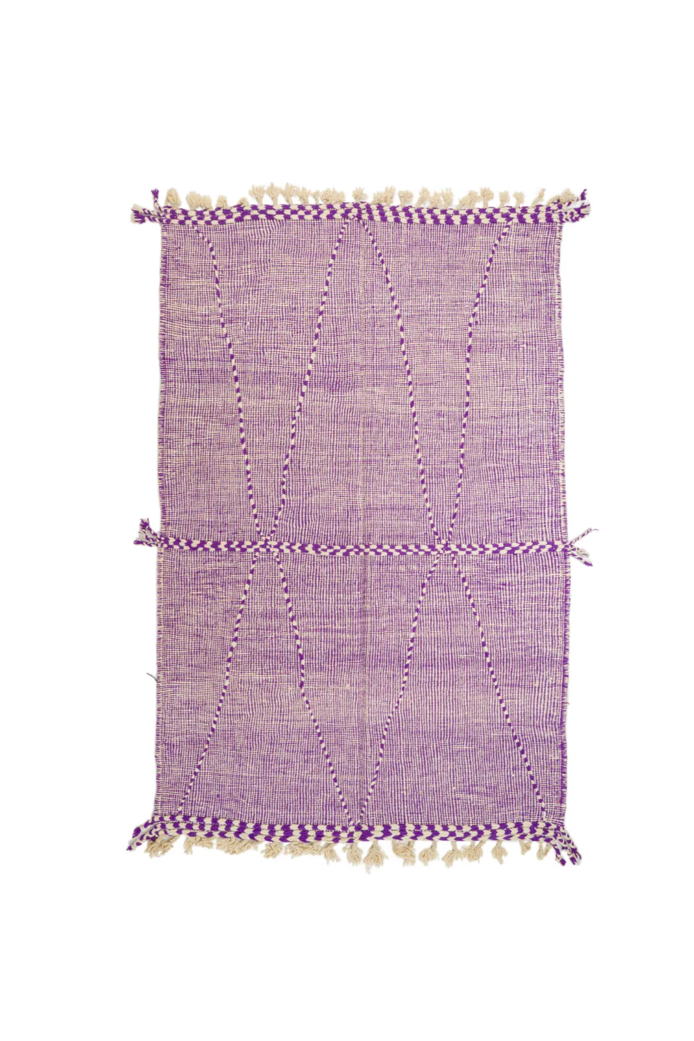 Tapis berbère marocain Boucherouite 170 x 260 cm
