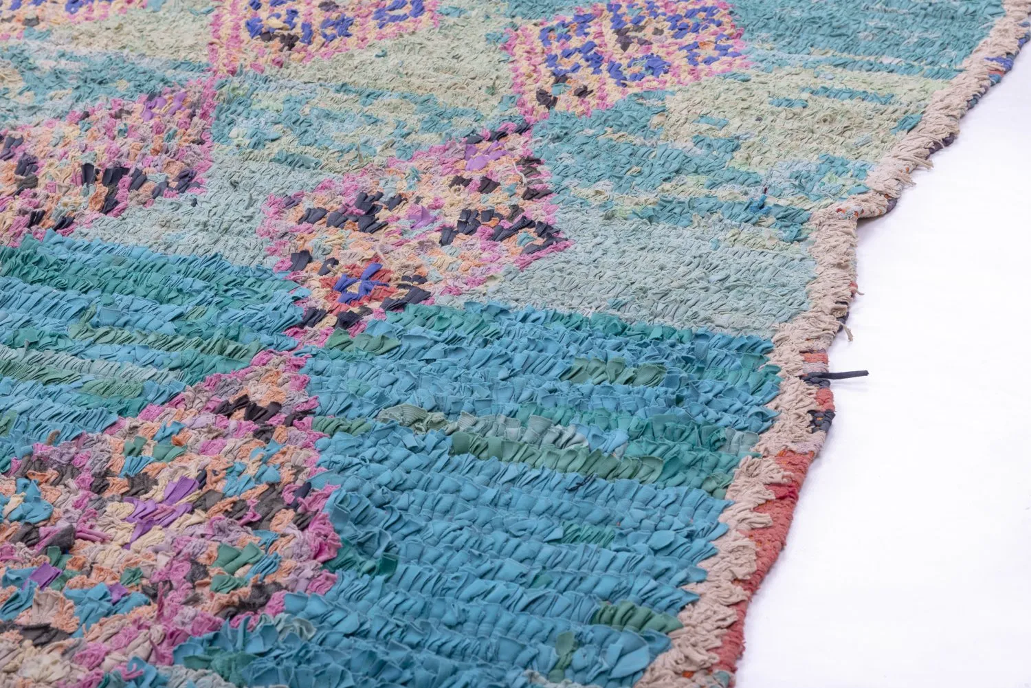 Tapis Marocain Berbère Boucherouite 190 x 125 cm