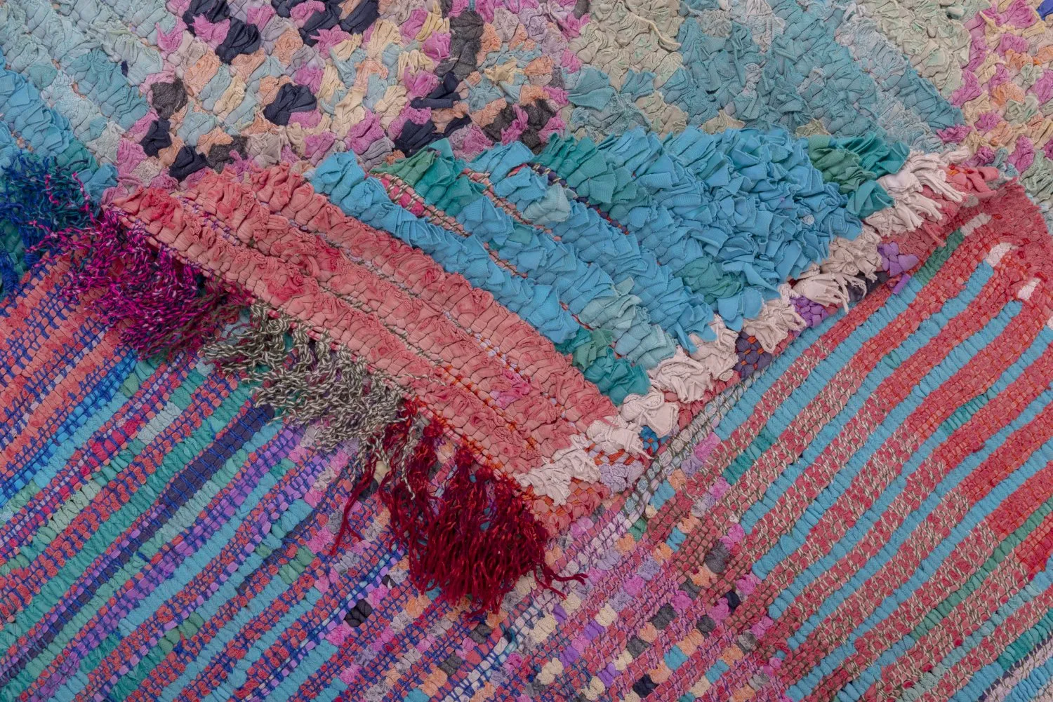 Tapis Marocain Berbère Boucherouite 190 x 125 cm