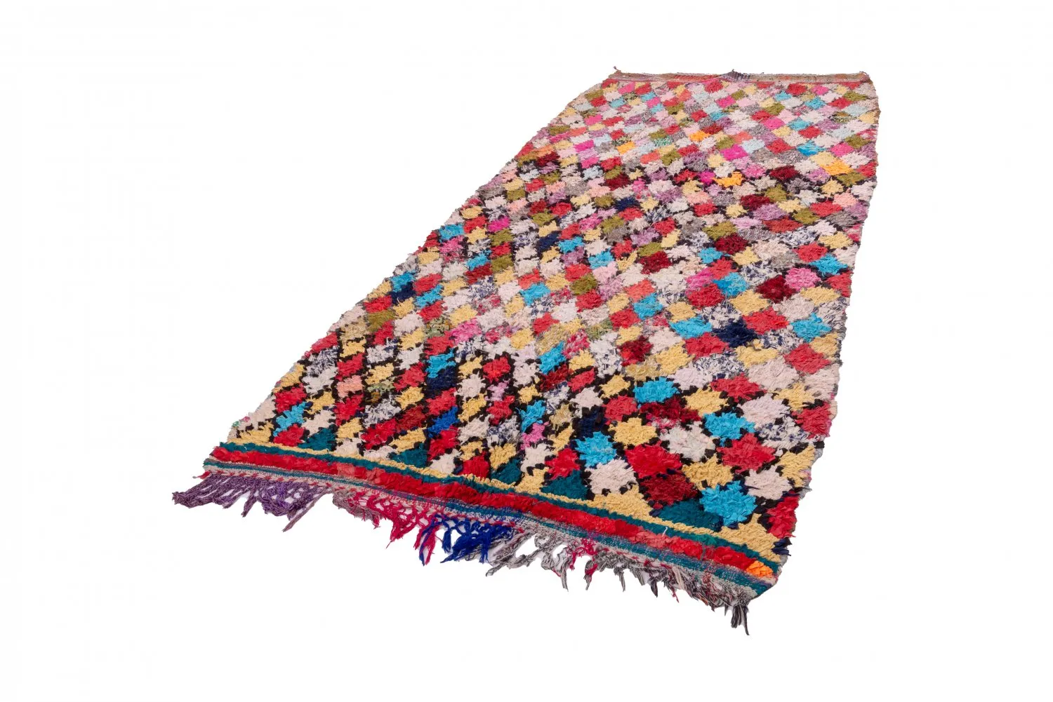 Tapis Marocain Berbère Boucherouite 300 x 135 cm