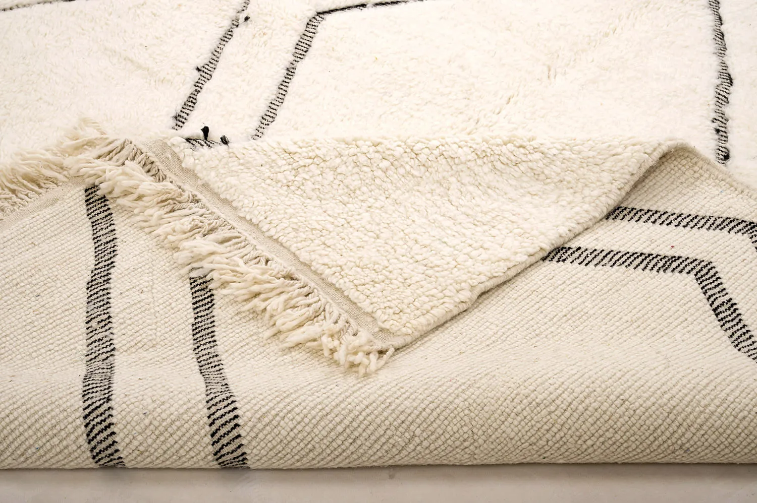 Tapis kilim marocain Beni Ourain 210 x 300 cm