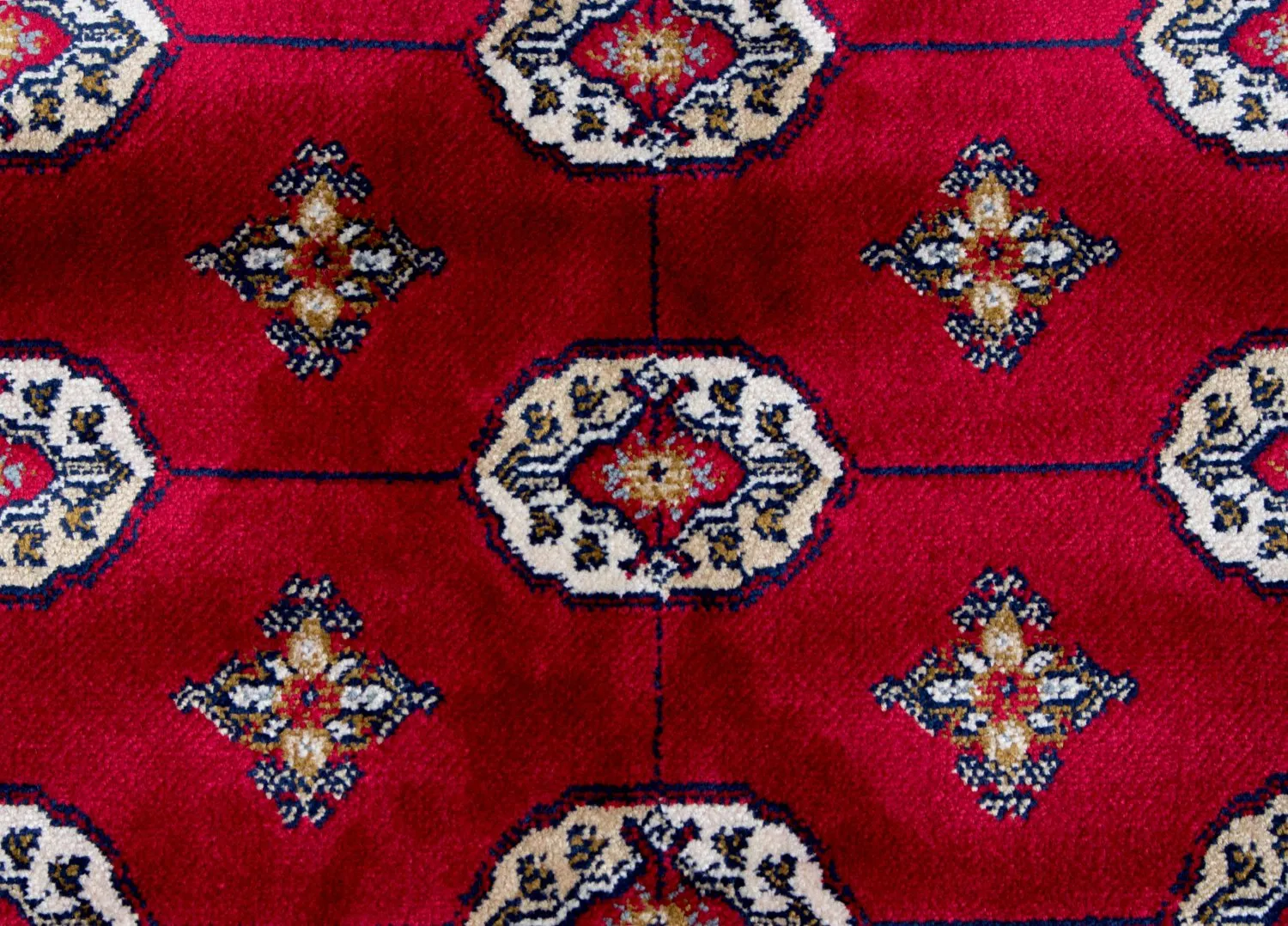 Tapis Wilton - Kashmir Boccara (rouge)