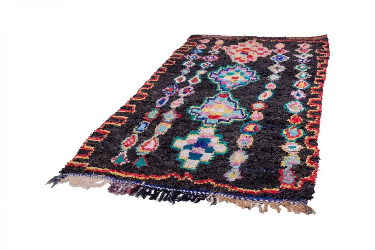 Tapis Marocain Berbère Boucherouite 265 x 145 cm
