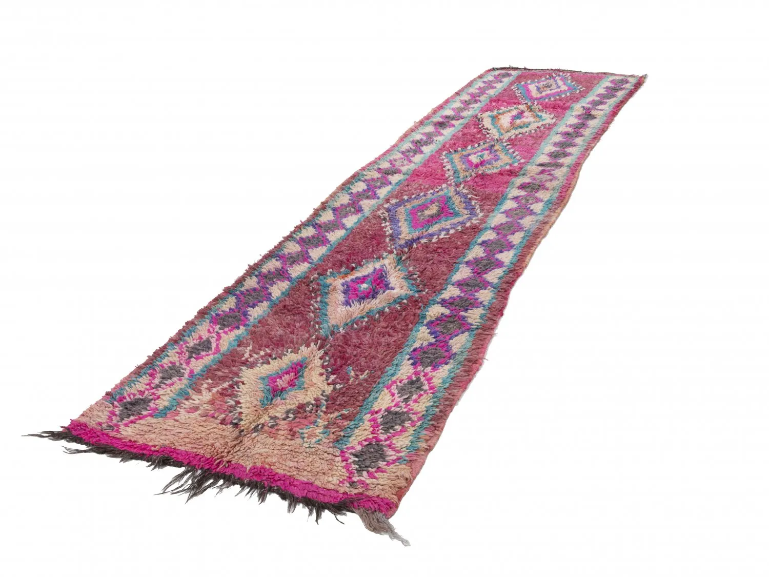 Tapis kilim marocain Azilal 400 x 110 cm