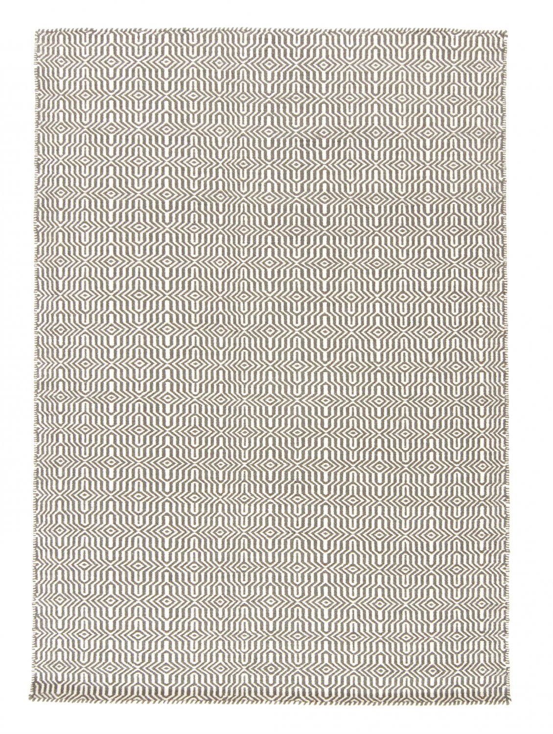Tapis de laine - Verona (gris/blanc)