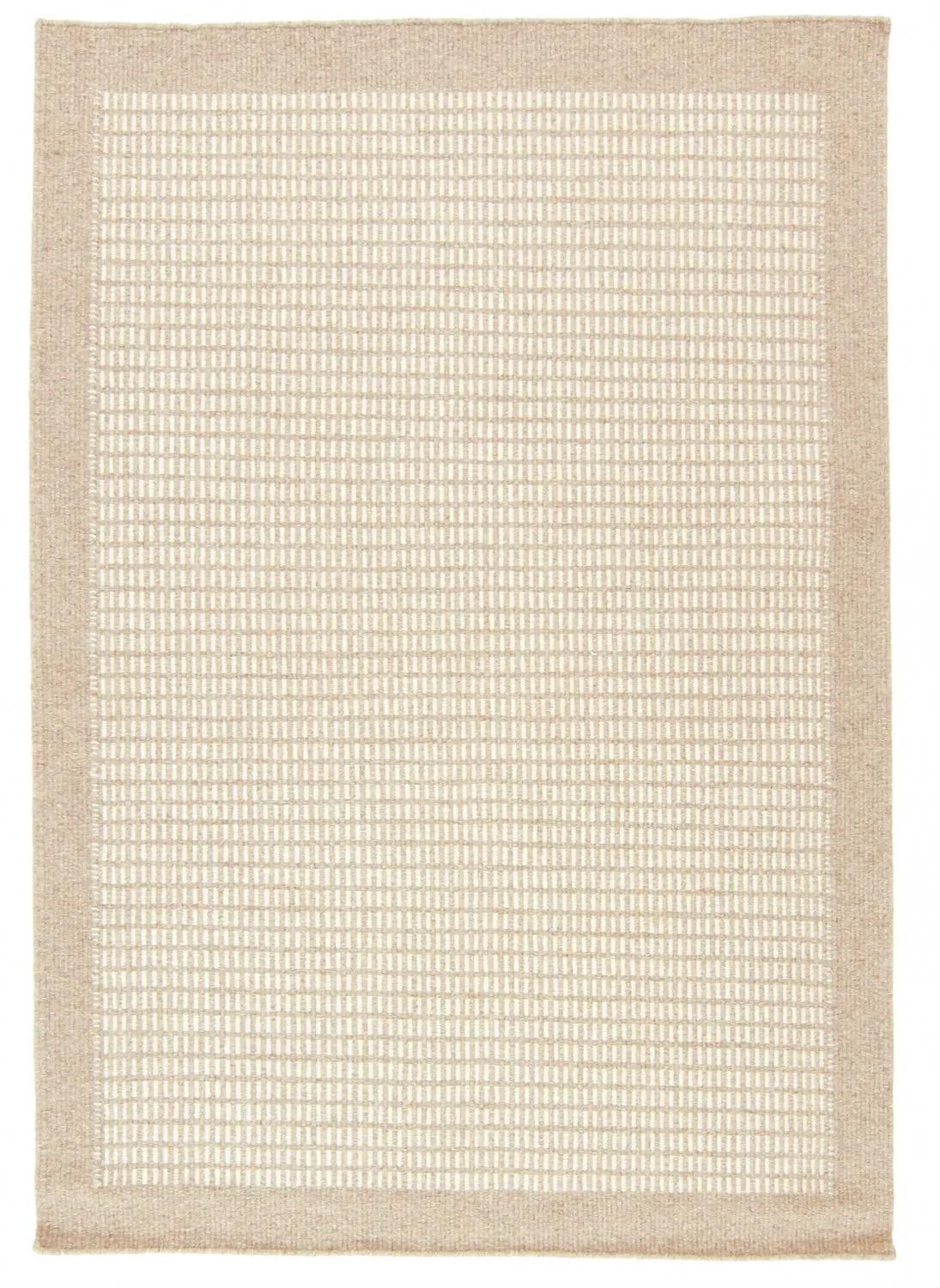 Tapis en laine - Luxor (beige/blanc)