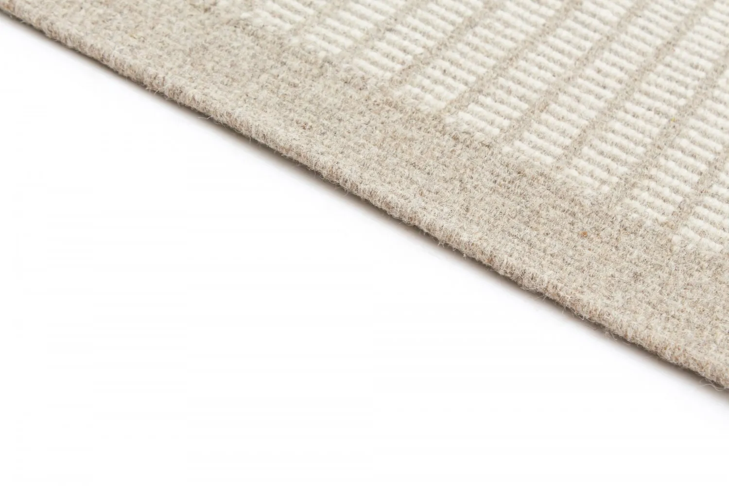Tapis en laine - Luxor (beige/blanc)
