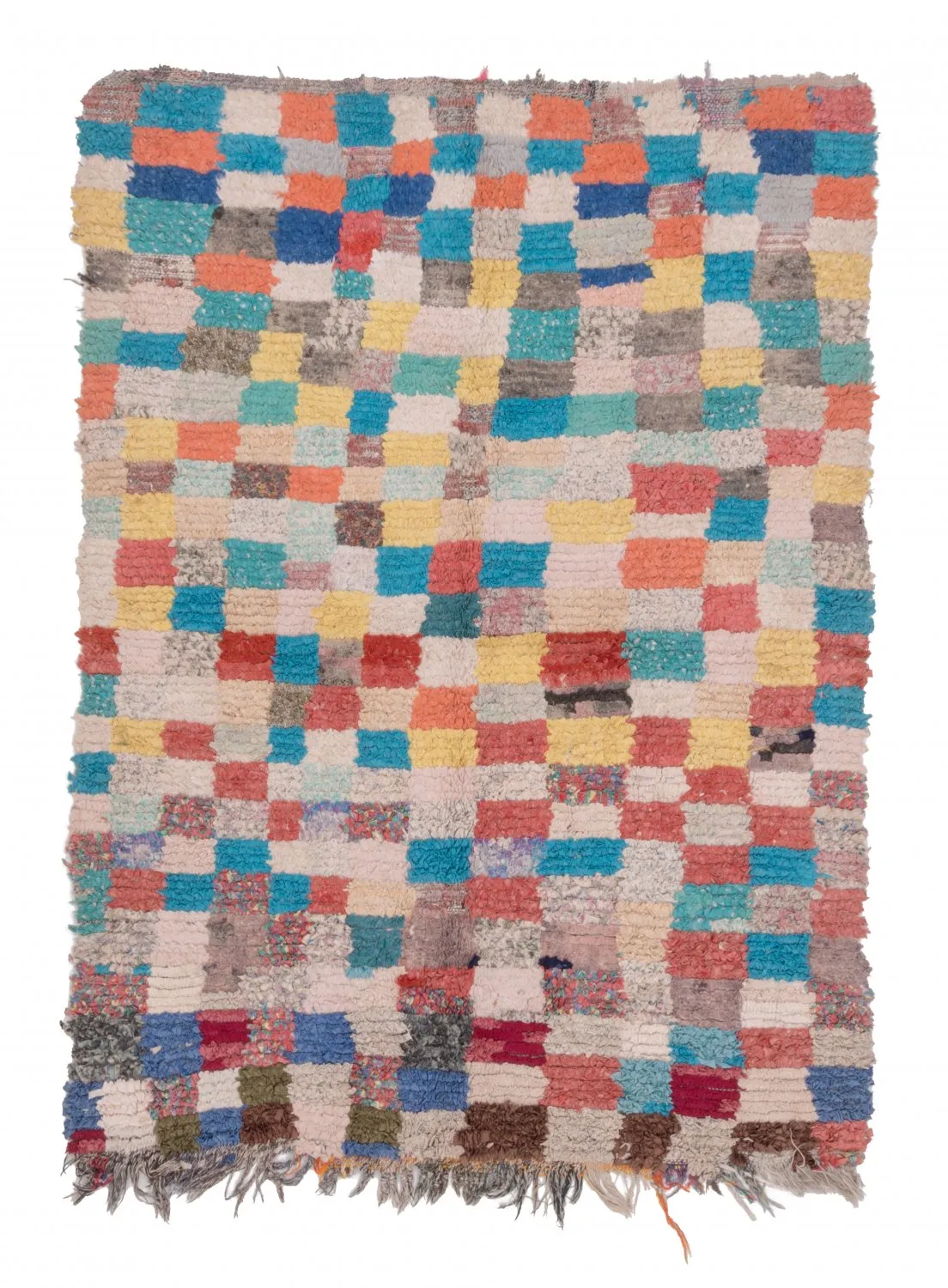 Tapis Marocain Berbère Boucherouite 170 x 120 cm