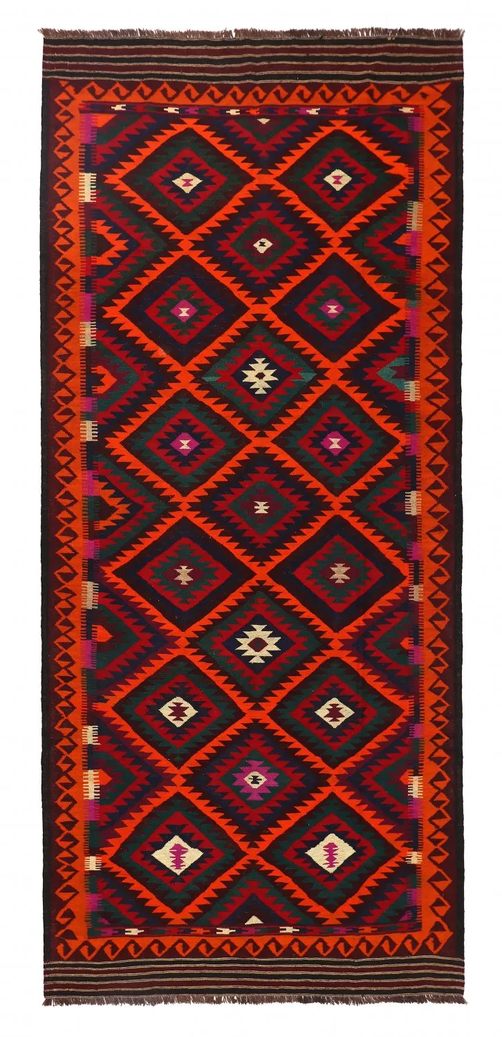Tapis kilim oriental 379 x 173 cm