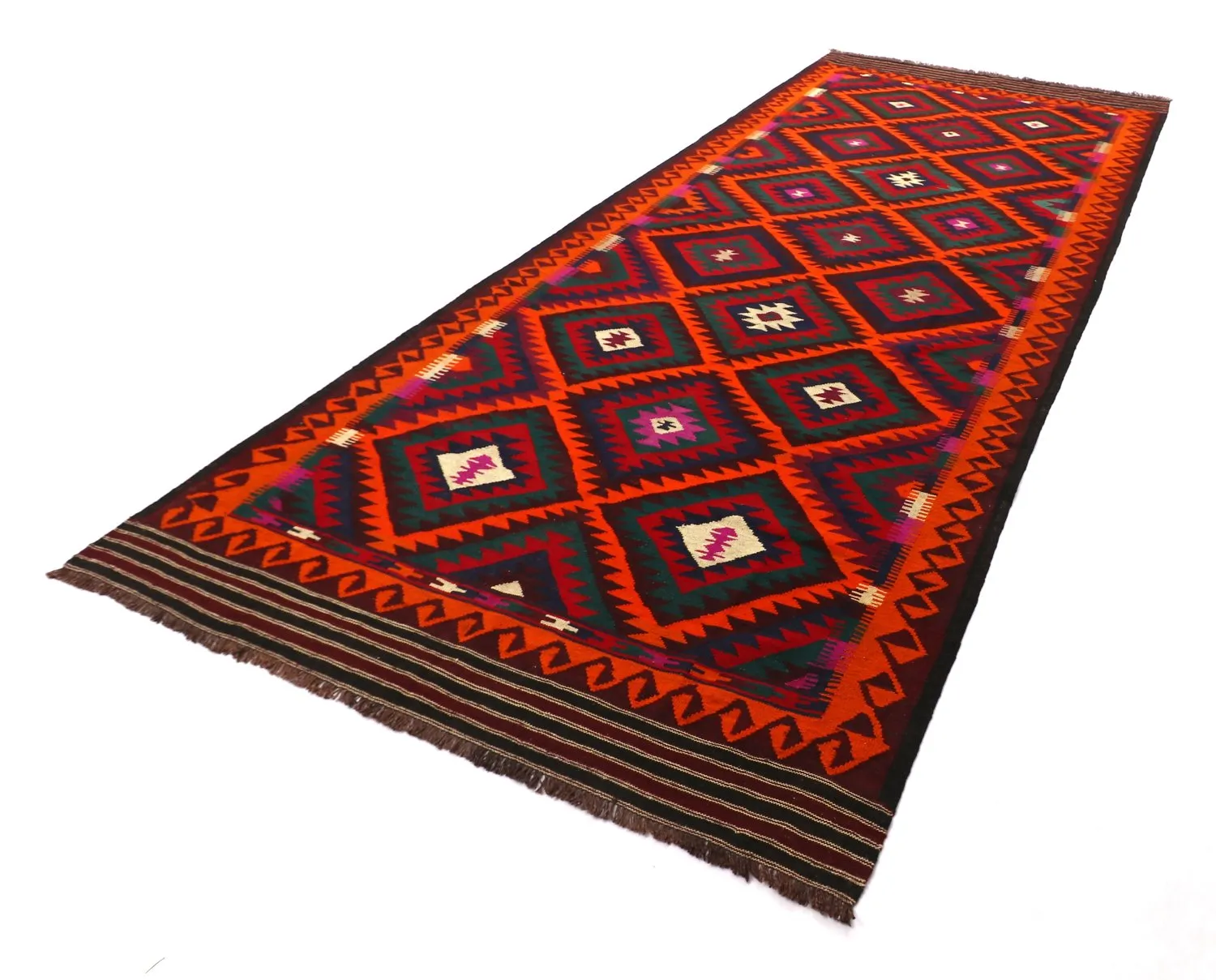 Tapis kilim oriental 379 x 173 cm