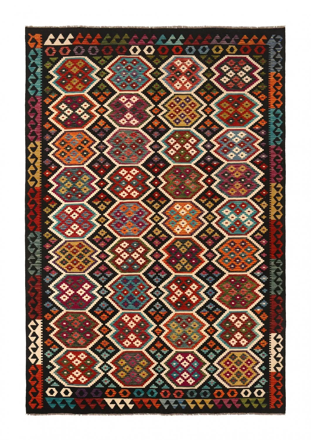 Tapis kilim oriental 297 198 cm
