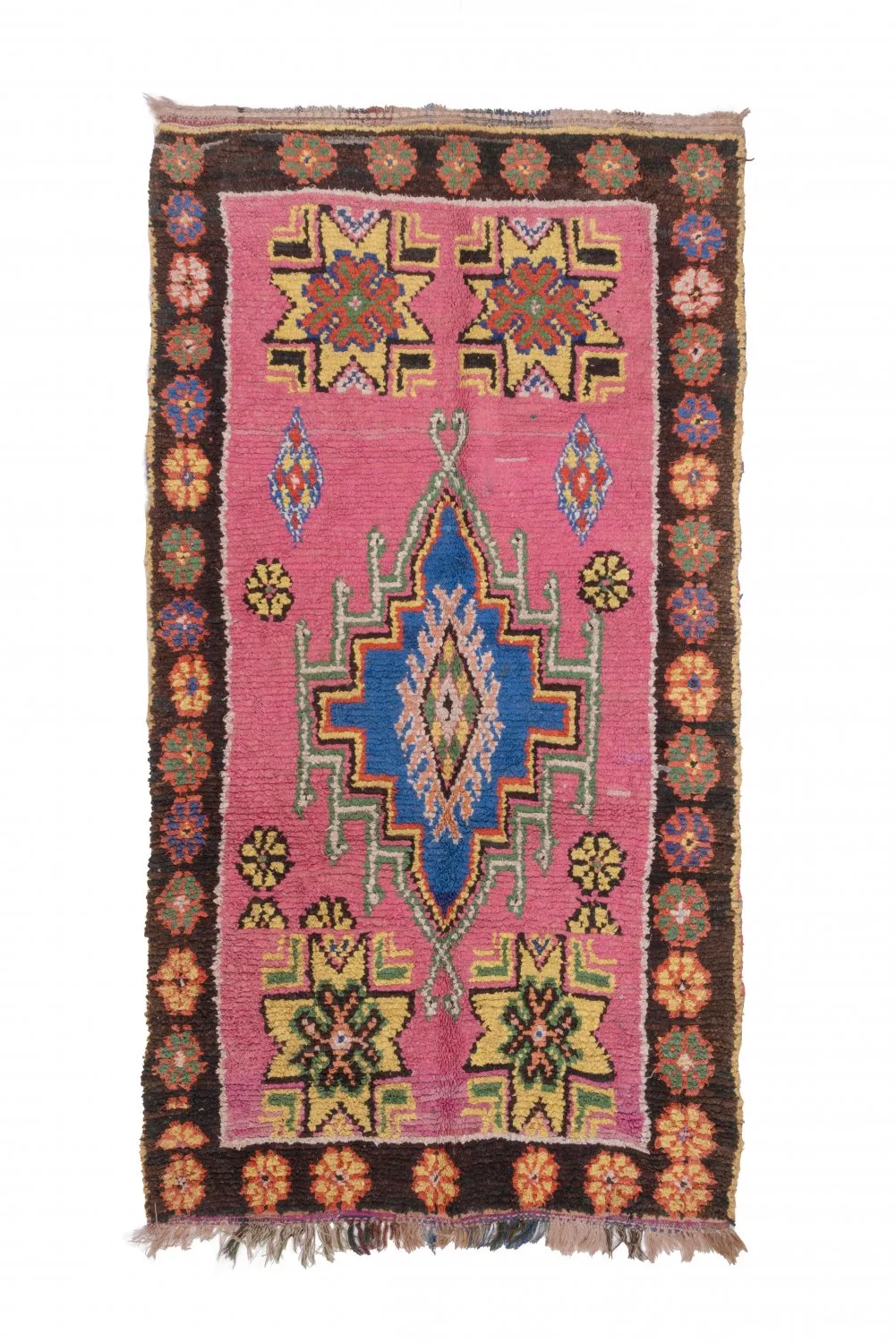 Tapis Marocain Berbère Boucherouite 270 x 140 cm
