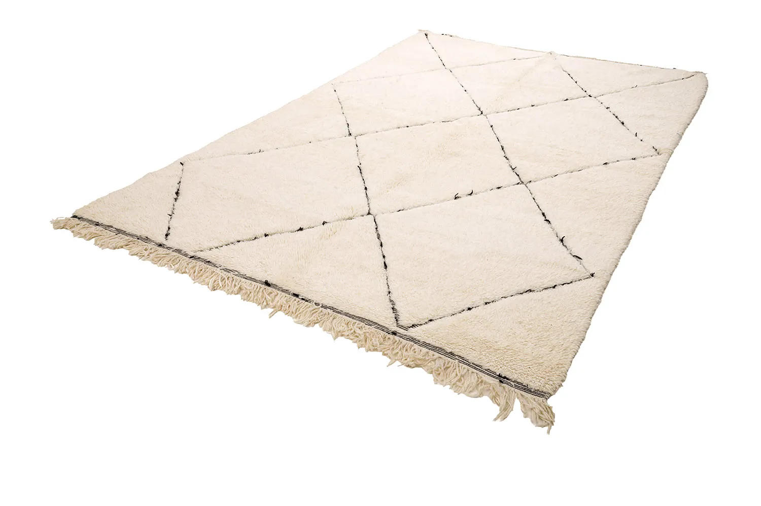 Tapis kilim marocain Beni Ourain 195 x 305 cm