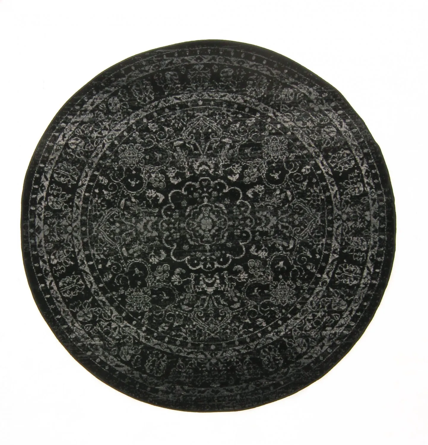 Tapis rond - Peking Noble (noir)
