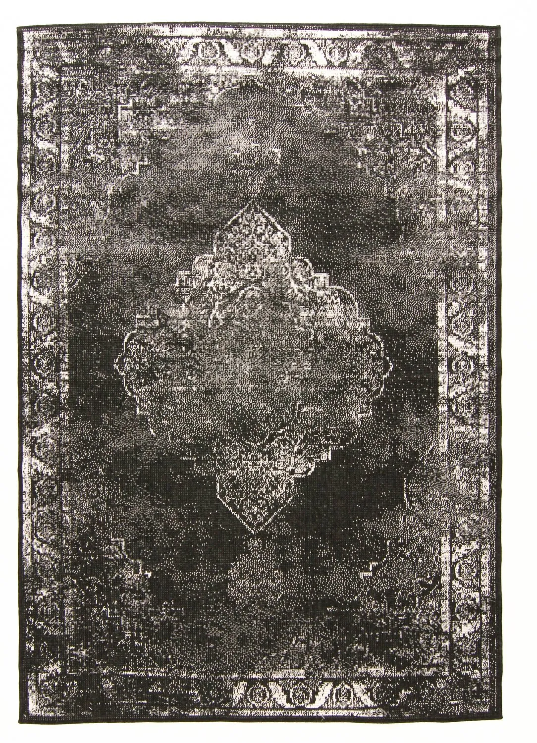 Tapis Intérieurs/Extérieurs - Brussels Weave (noir)