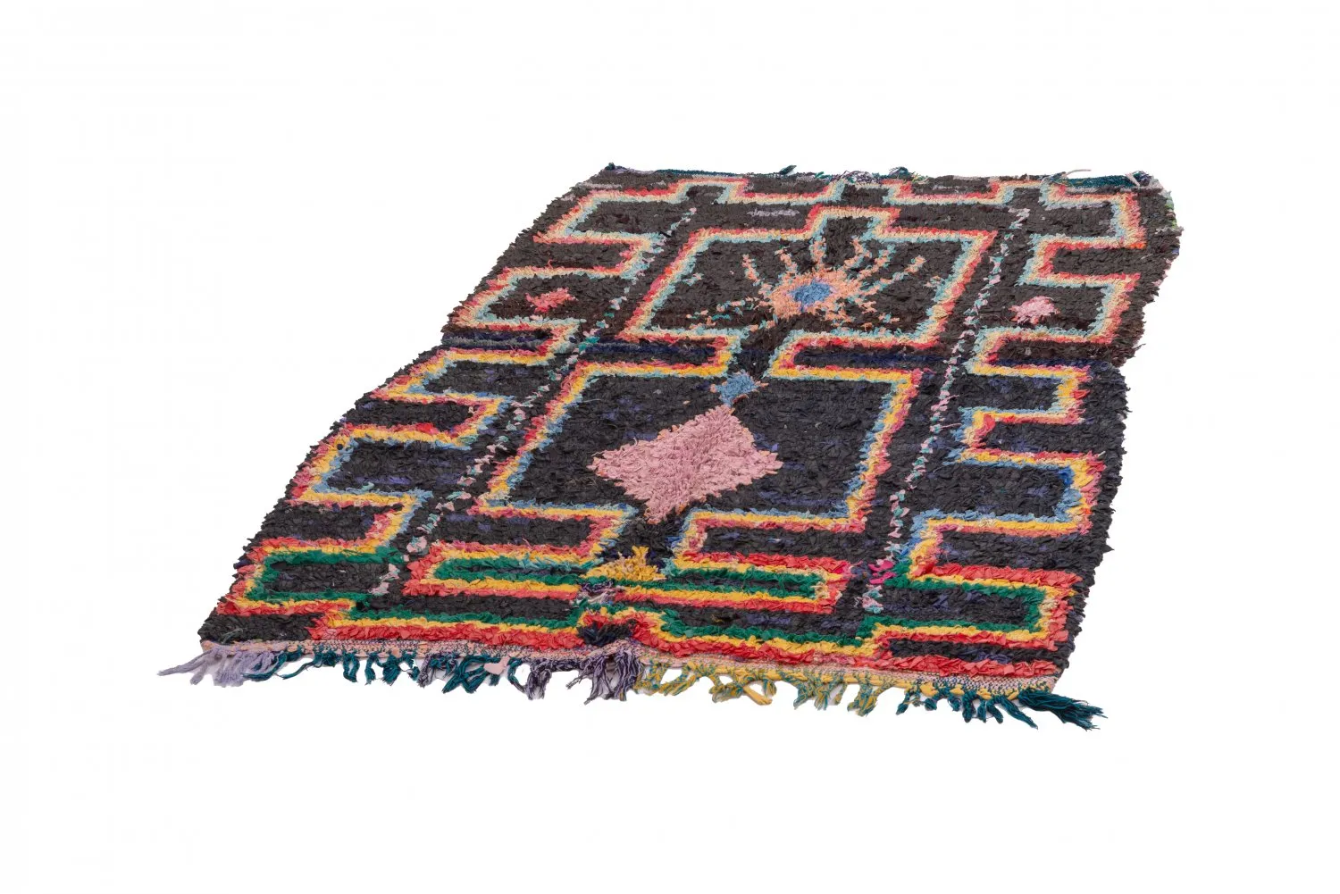 Tapis Marocain Berbère Boucherouite 180 x 120 cm