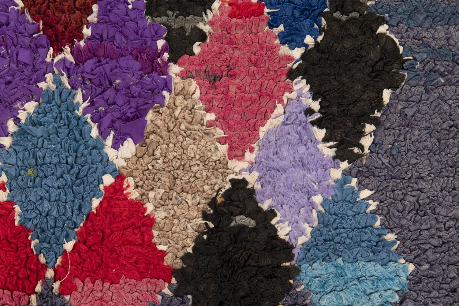 Tapis Marocain Berbère Boucherouite 245 x 110 cm