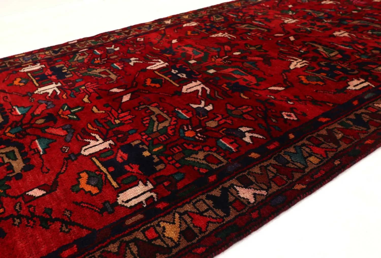 Tapis oriental Hamedan 302 x 104 cm