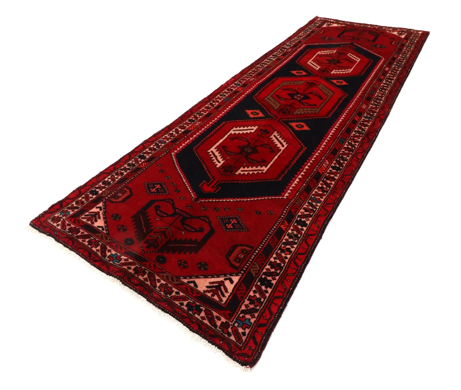 Tapis oriental Hamedan 293 x 102 cm