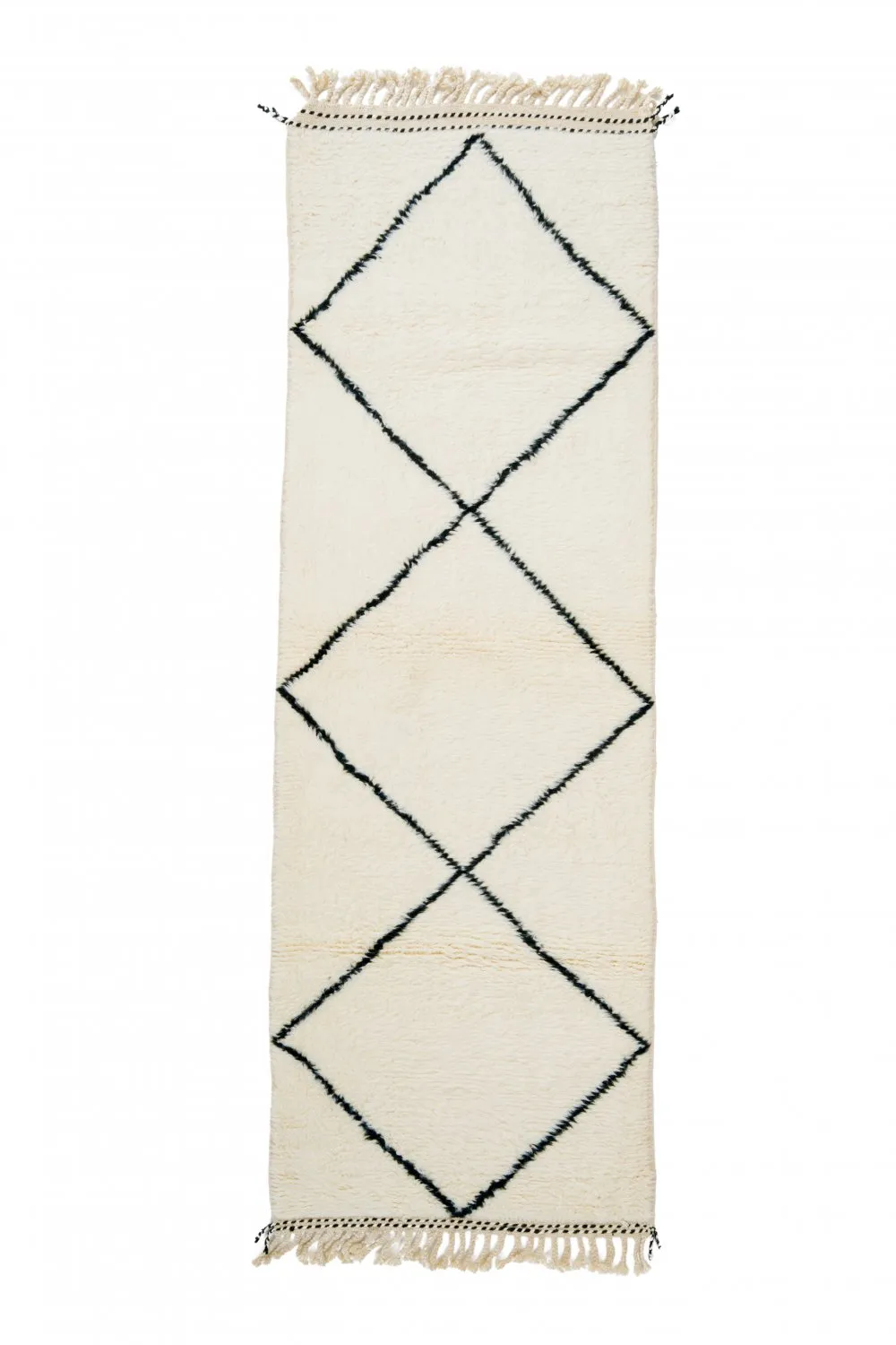 Tapis Kilim marocain Beni Ourain 285 x 95 cm