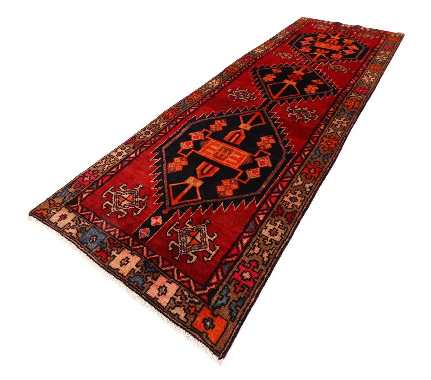 Tapis oriental Hamedan 297 x 101 cm
