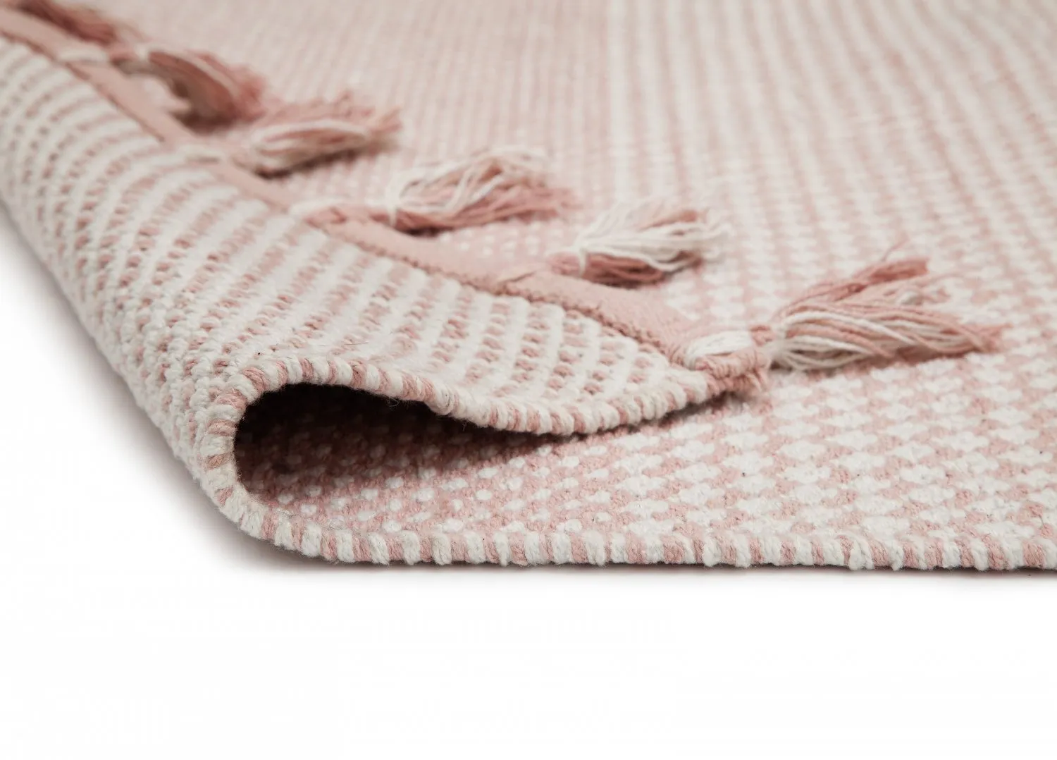 Tapis patchwork - Vinga (rose)