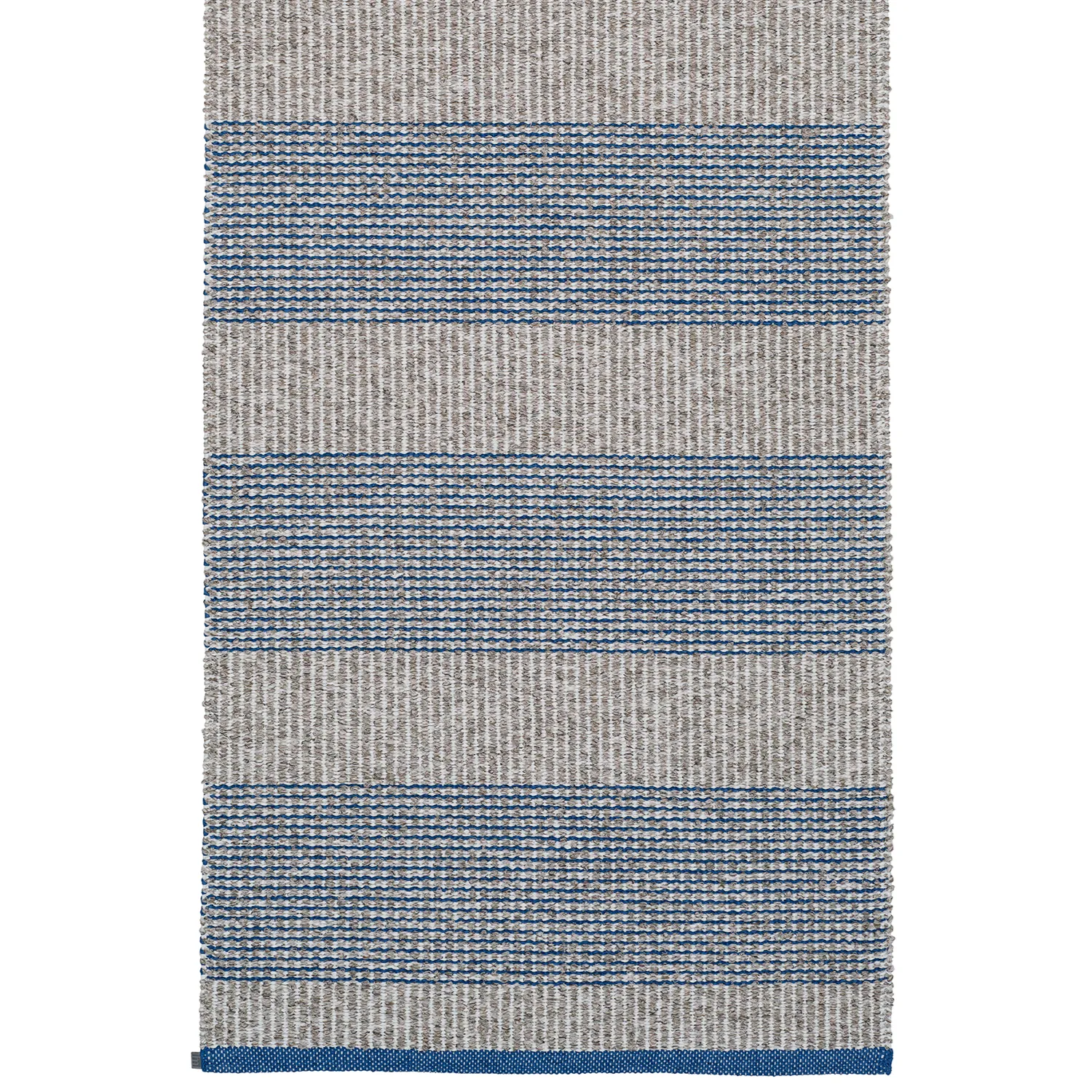 Tapis en plastique et fils - Horredsmattan Penny mix (bleu)