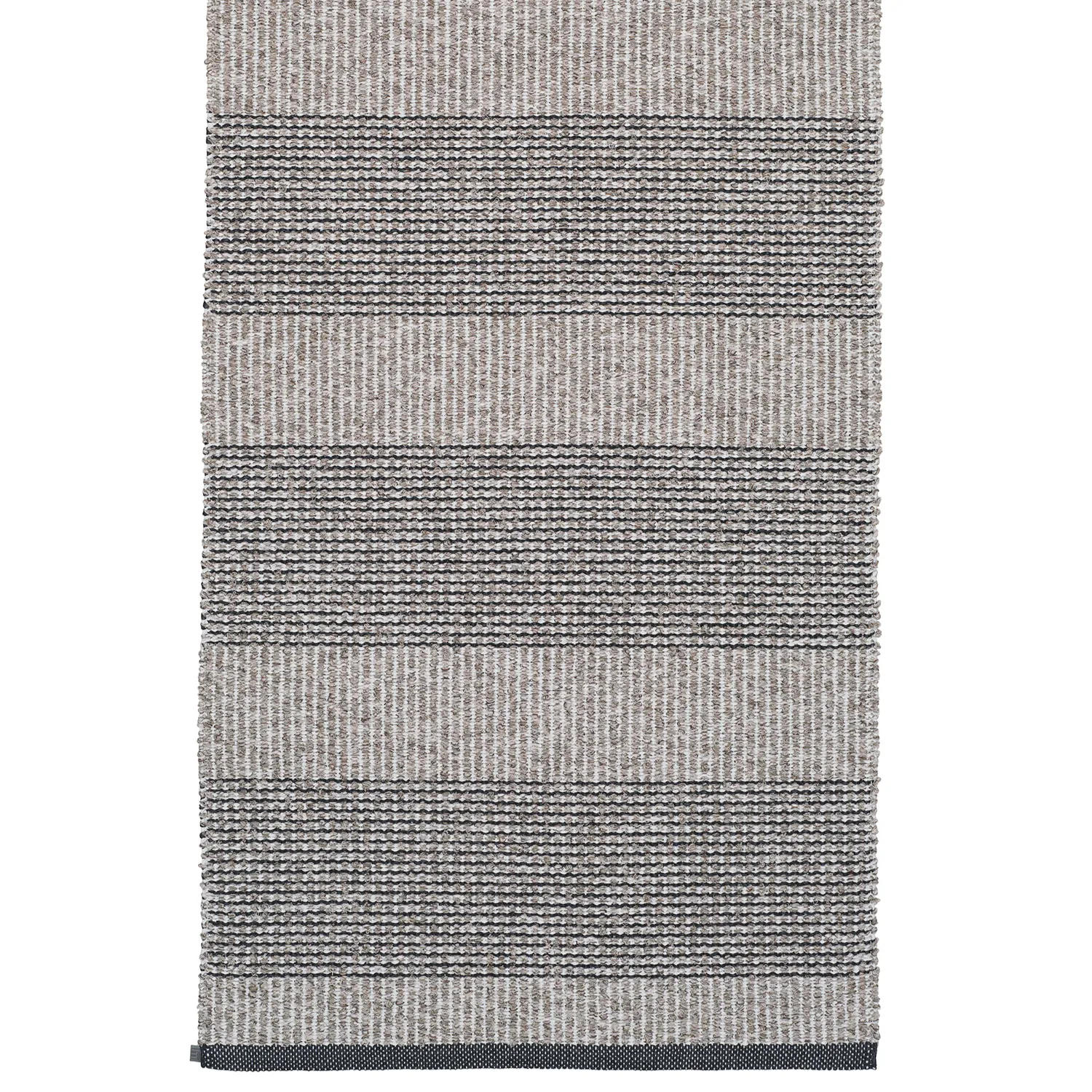 Tapis en plastique et fils - Horredsmattan Penny mix (noir)