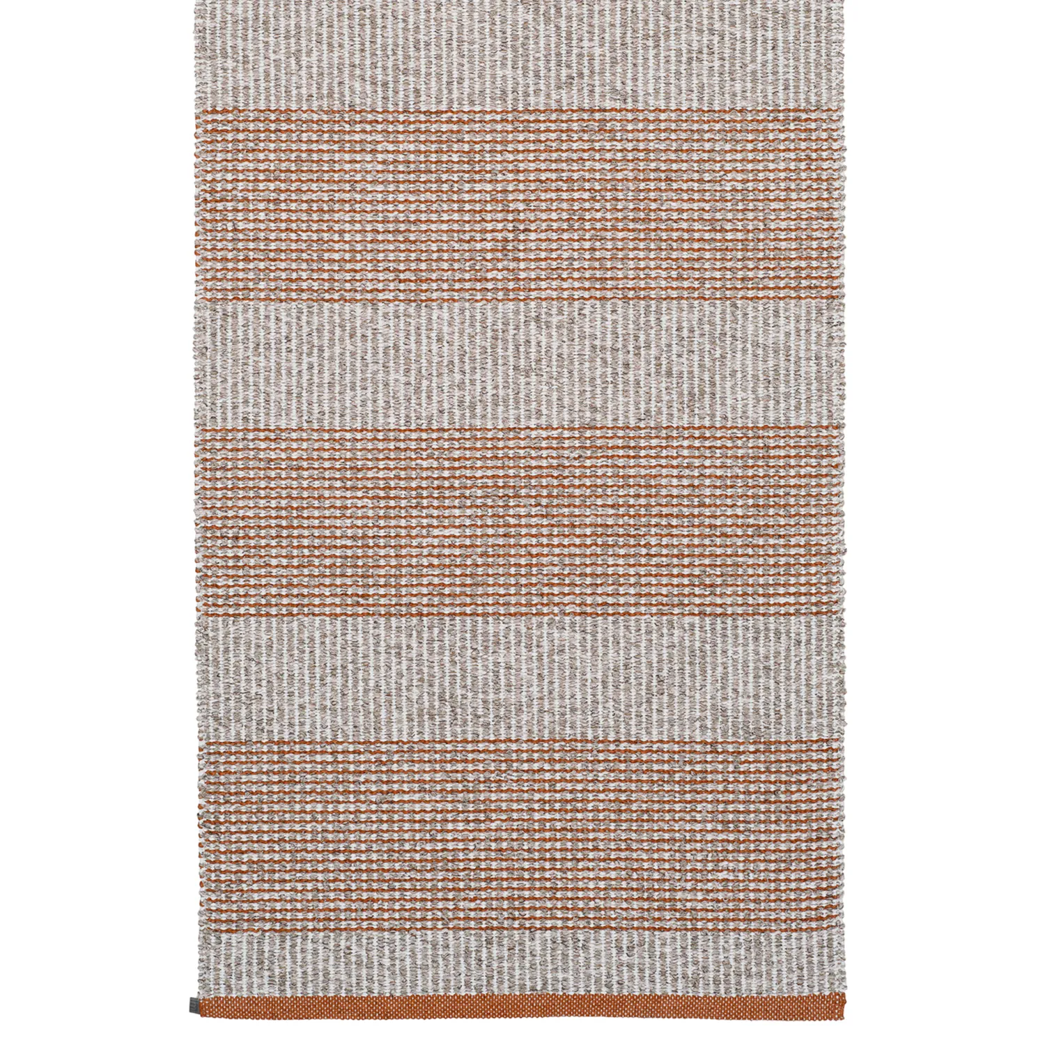 Tapis en plastique et fils - Horredsmattan Penny mix (rouille)