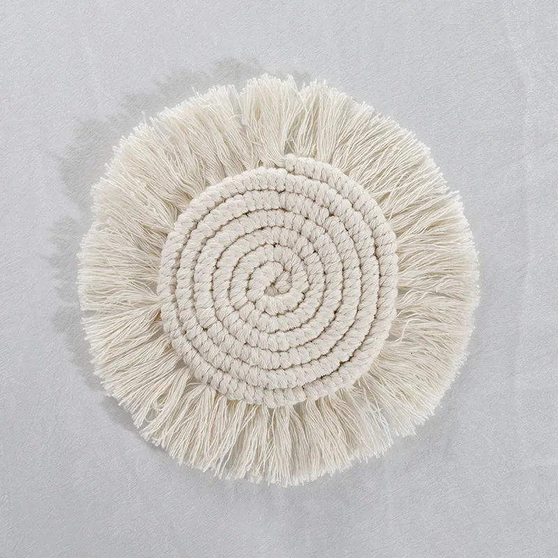 Dessous de verre - lot de 4 Esme (blanc)