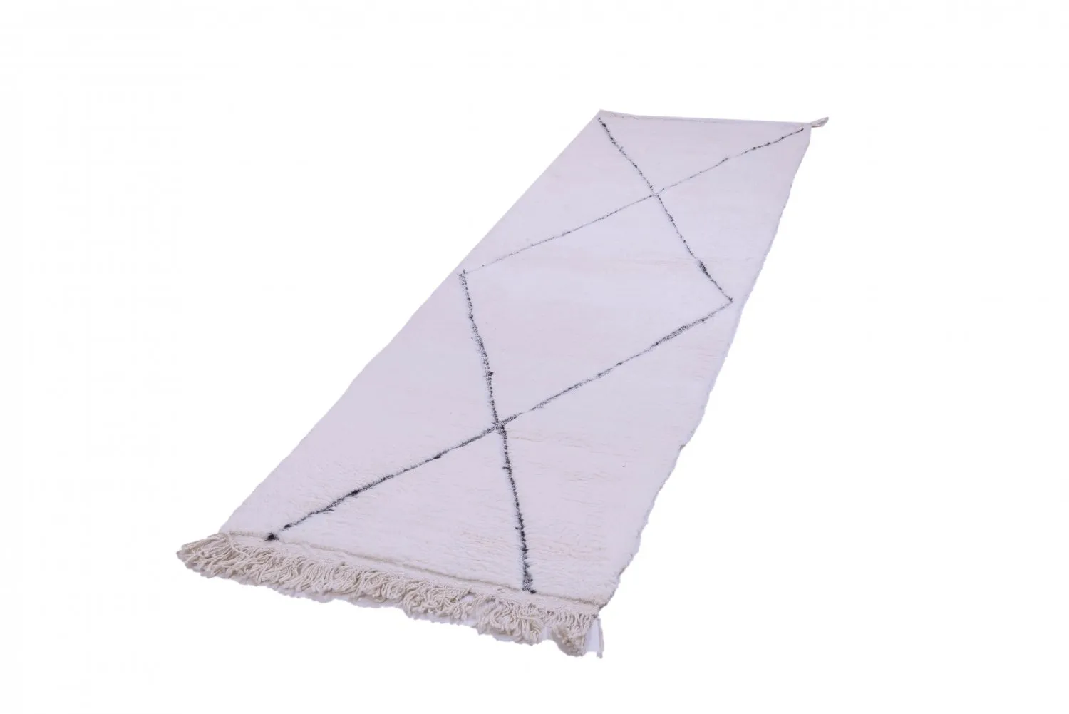 Tapis Kilim Marocain Berbère Beni Ouarain 290 x 80 cm