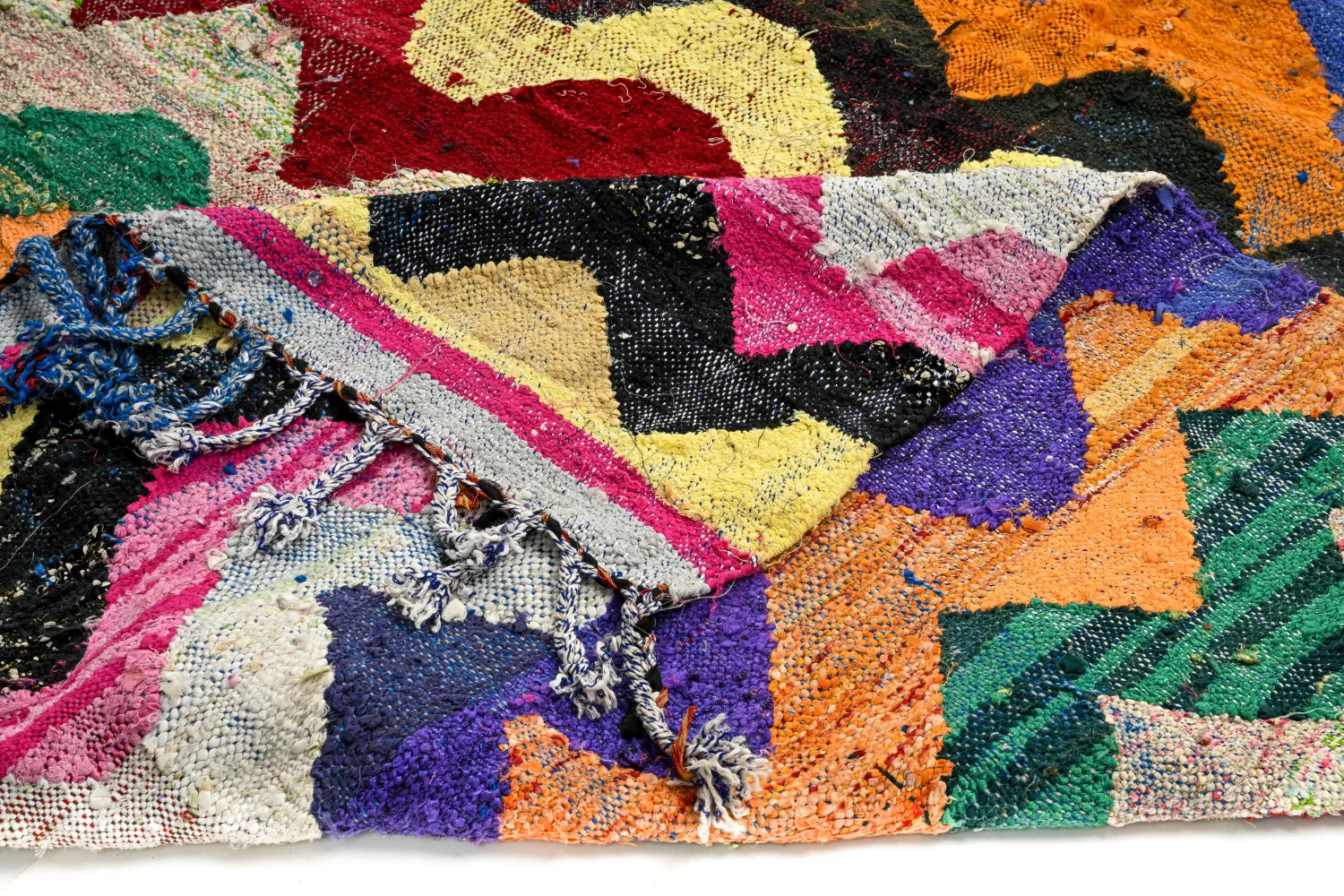 Tapis berbère marocain Boucherouite 150 x 260 cm