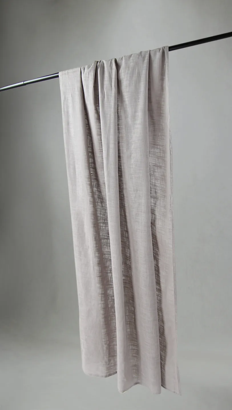 Rideaux - Rideau en coton - Lollo (gris clair)