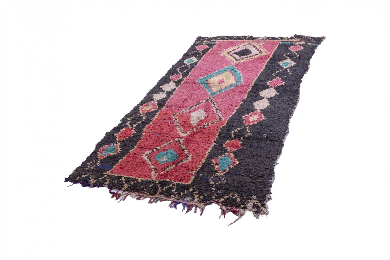 Tapis Marocain Berbère Boucherouite 275 x 135 cm