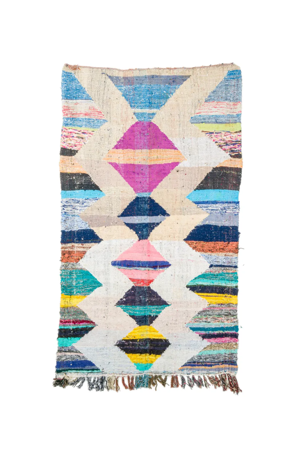 Tapis Marocain Berbère Boucherouite 120 x 200 cm