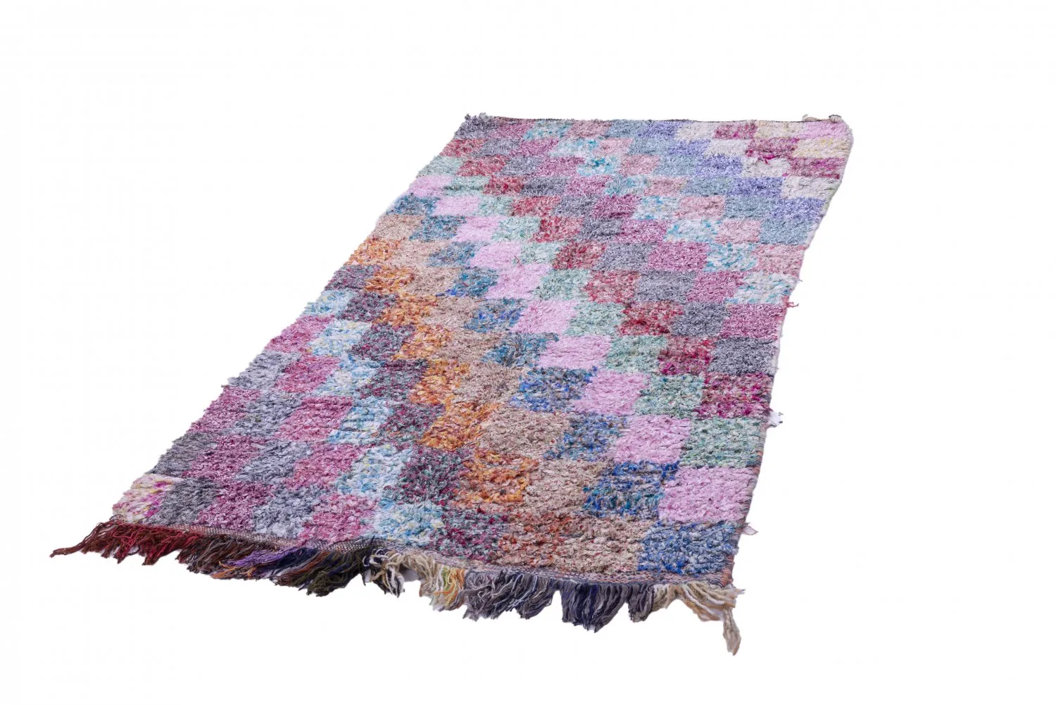 Tapis Marocain Berbère Boucherouite 210 x 105 cm