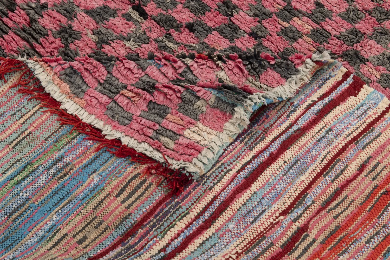 Tapis Marocain Berbère Boucherouite 230 x 140 cm