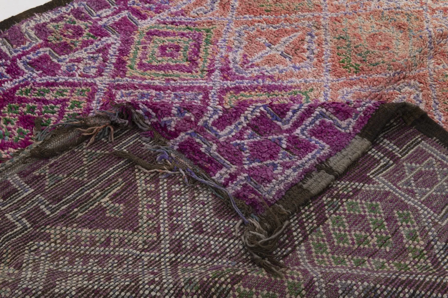 Tapis Kilim marocain Azilal Édition spéciale 330 x 180 cm