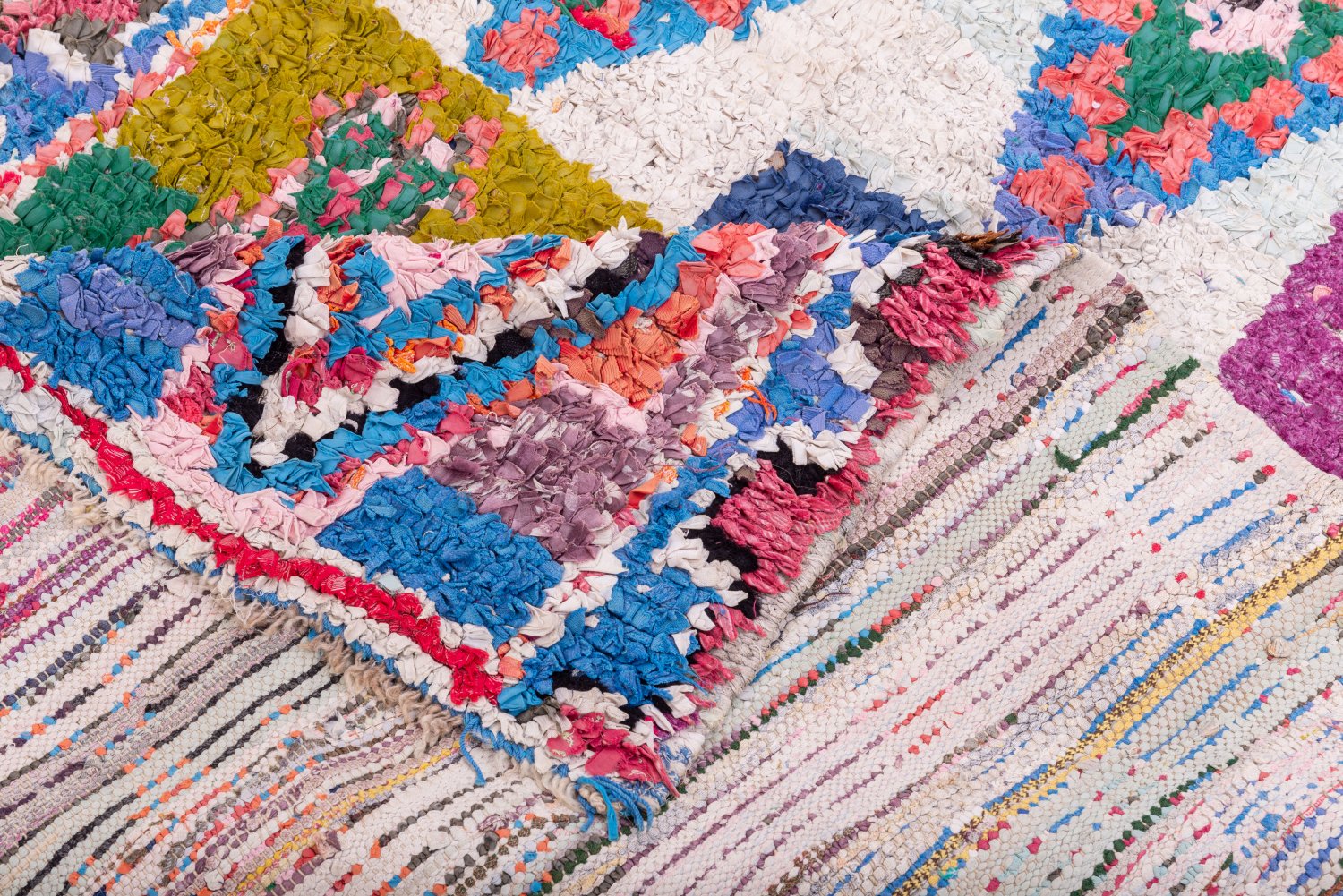 tapis berbere boucherouite 80x250 Cm