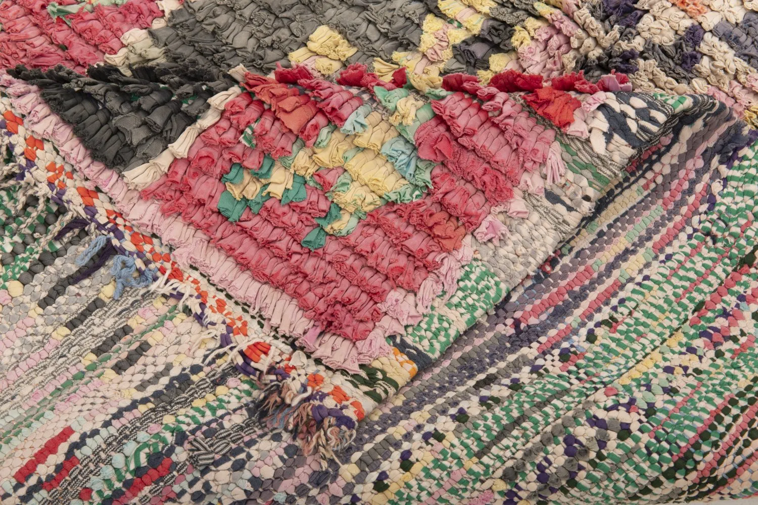 Tapis Marocain Berbère Boucherouite 160 x 100 cm