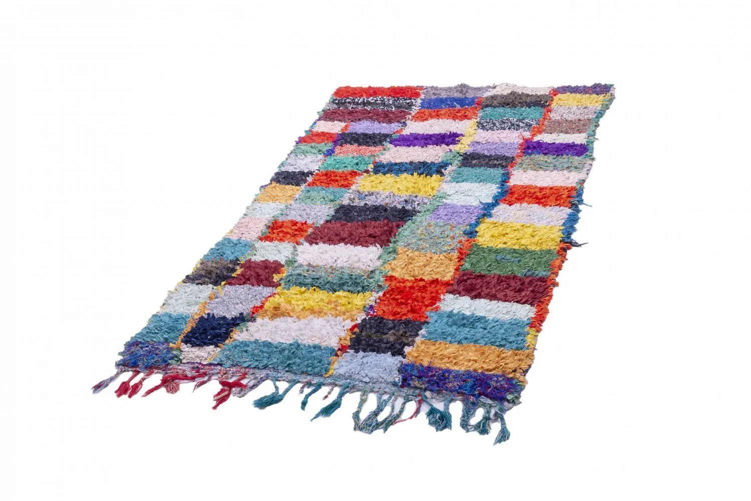 Tapis Marocain Berbère Boucherouite 250 x 120 cm