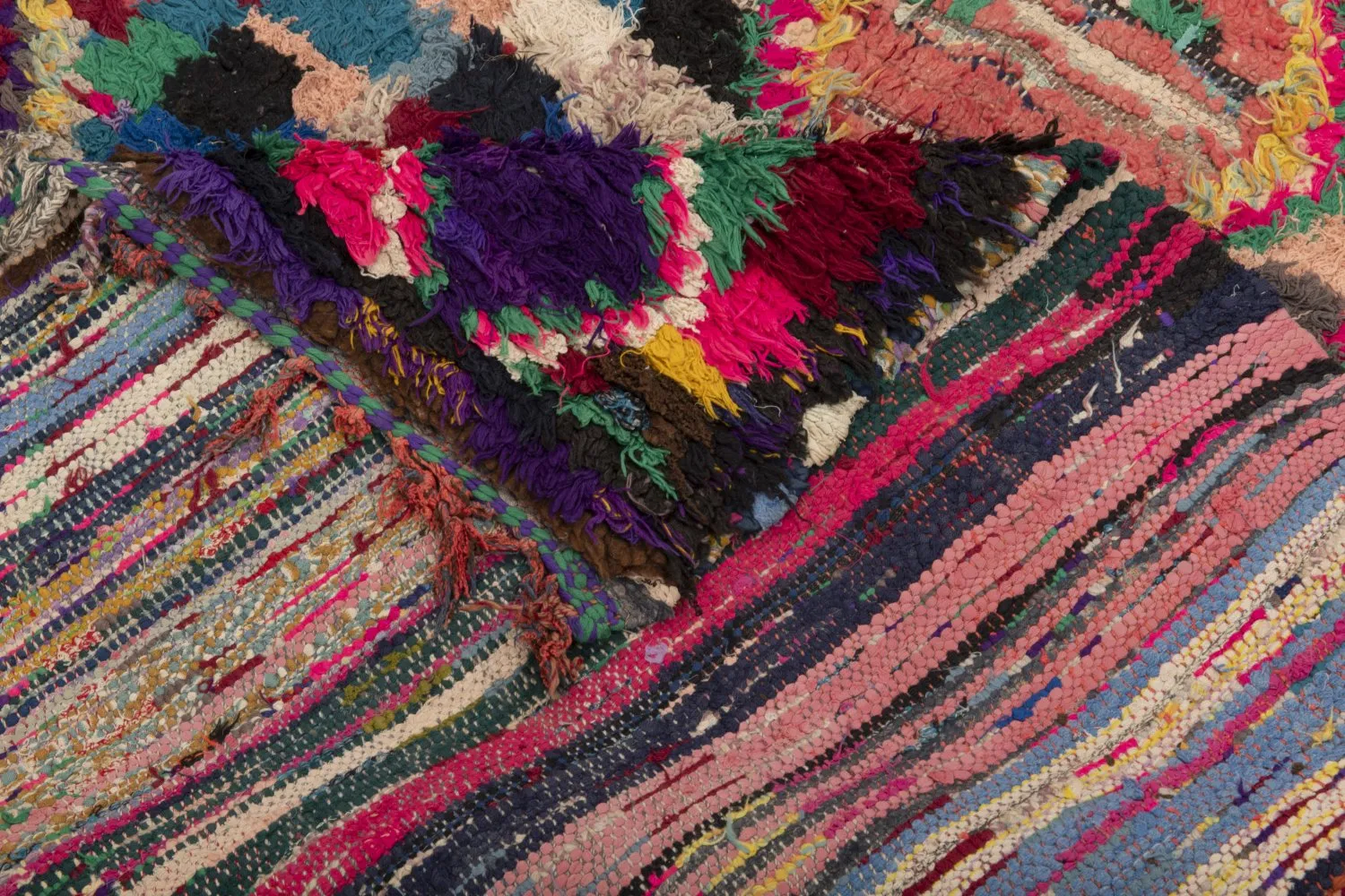 Tapis Marocain Berbère Boucherouite 290 x 145 cm
