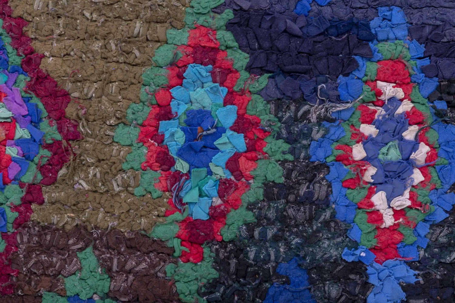 Tapis Marocain Berbère Boucherouite 190 x 160 cm